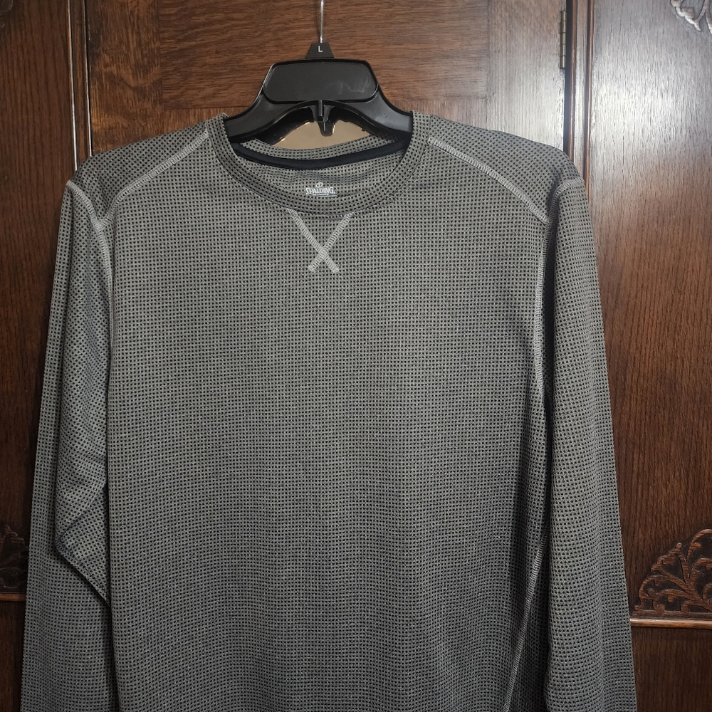 Spaulding Performance Long Sleeve Sports Shirt. Dry Power Comfort Control
